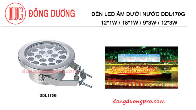 Đèn led âm nước có đế