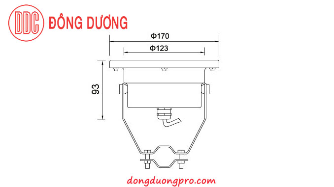 Bản vẽ kỹ thuật đèn led âm nước