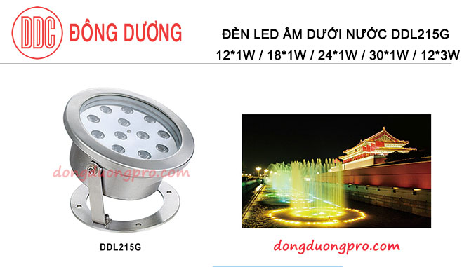 Đèn Led âm nước DMX512