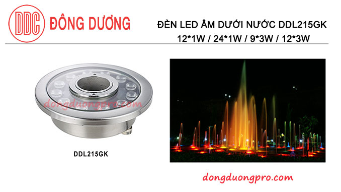 Đèn led dưới nước 12w DDL215GK