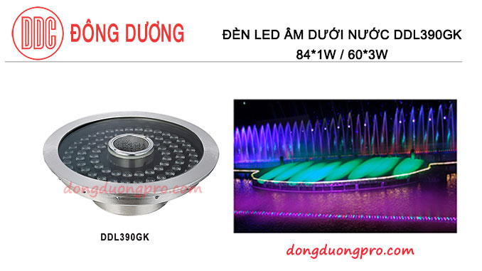 Đèn led âm dưới nước DDL390GK