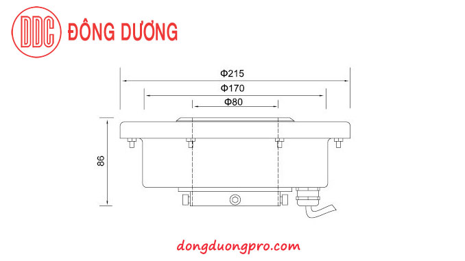 Thông số kỹ thuật đèn led dưới nước DDL215GK