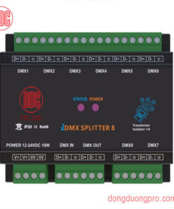 DMX splitter 8 outputs