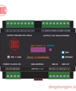 Pump inverter interface DMX DAC 4