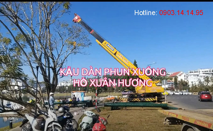 Đài phun nước phao nổi chuyên nghiệp