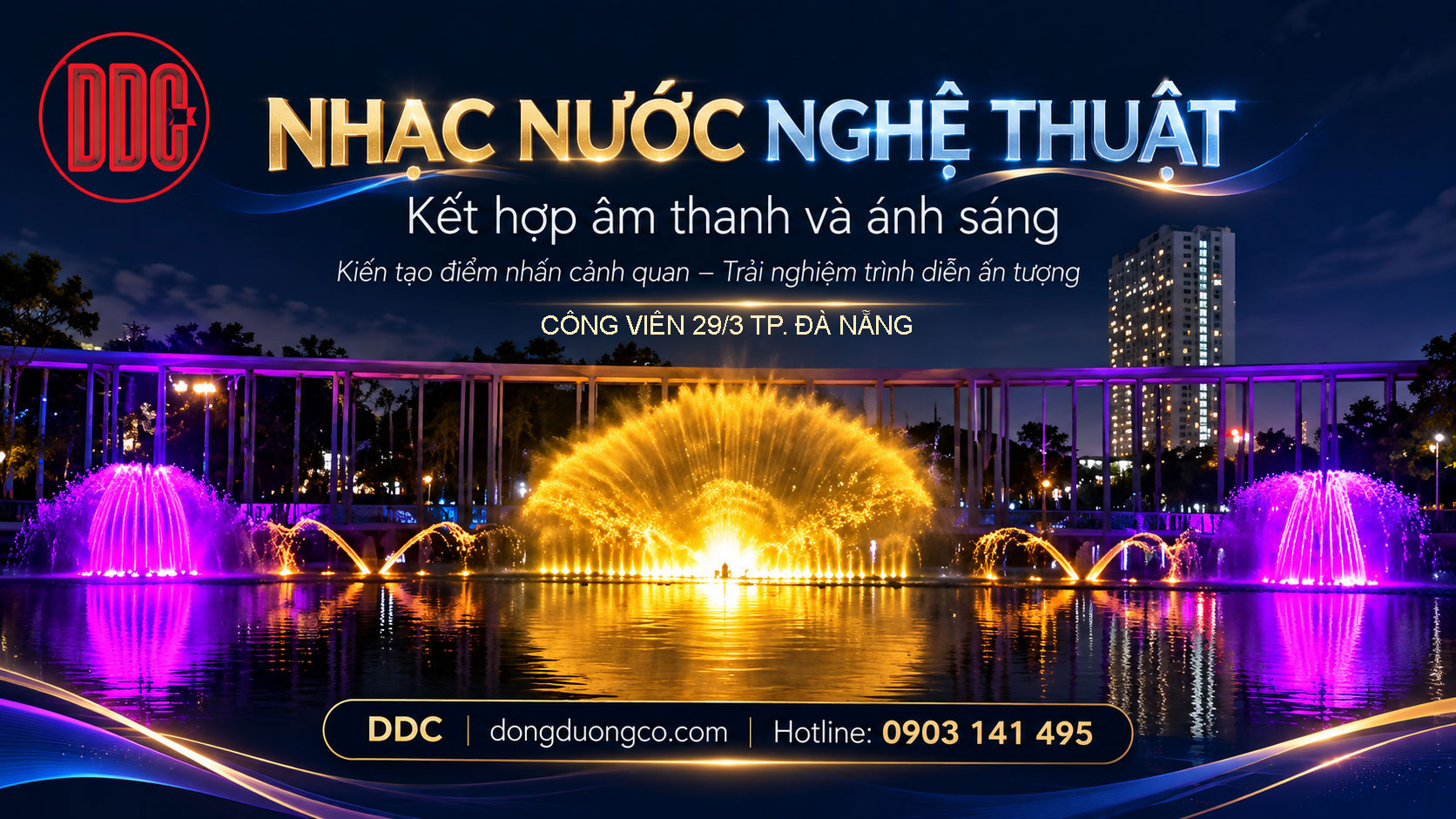 Cong ty thi cong nhac nuoc Cong vien 29/3 Da Nang uy tin Công ty thi công nhạc nước Công viên 29/3 Đà Nẵng